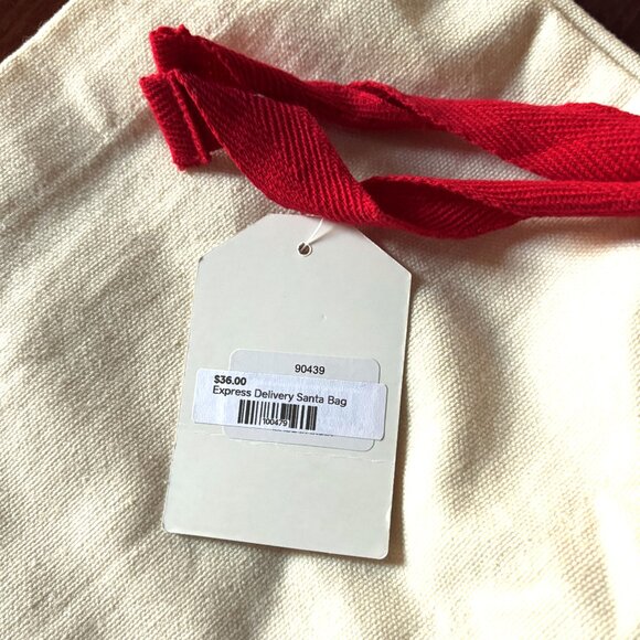 XXL Santa Sack Bag Express Delivery North Pole 39" x 29" Huge Reusable - Picture 9 of 9